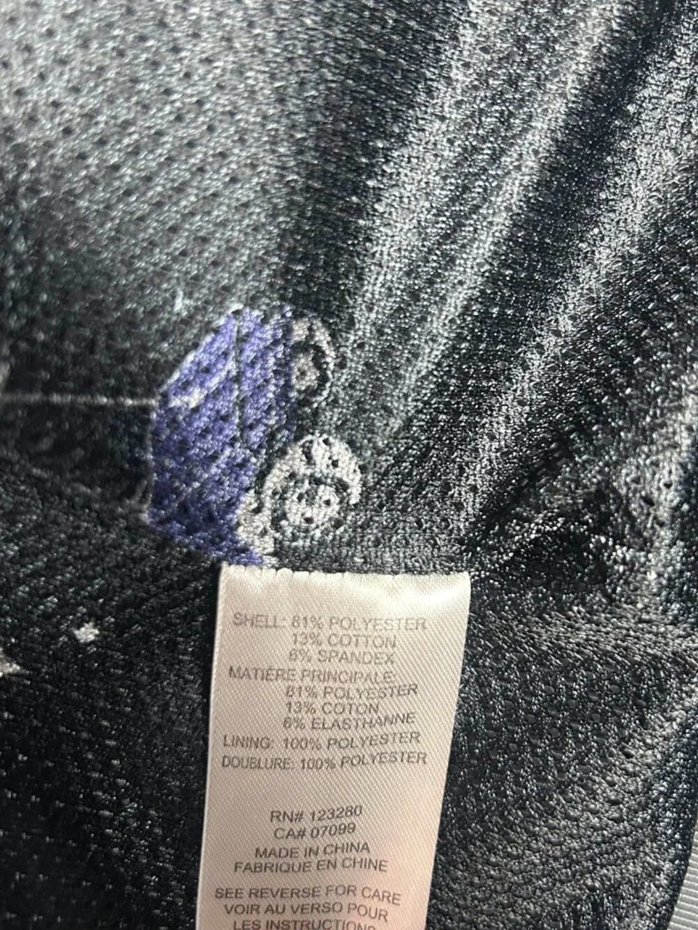 Travis Mathew Full Zip Jacket L Charcoal Gray Golf Print Lining